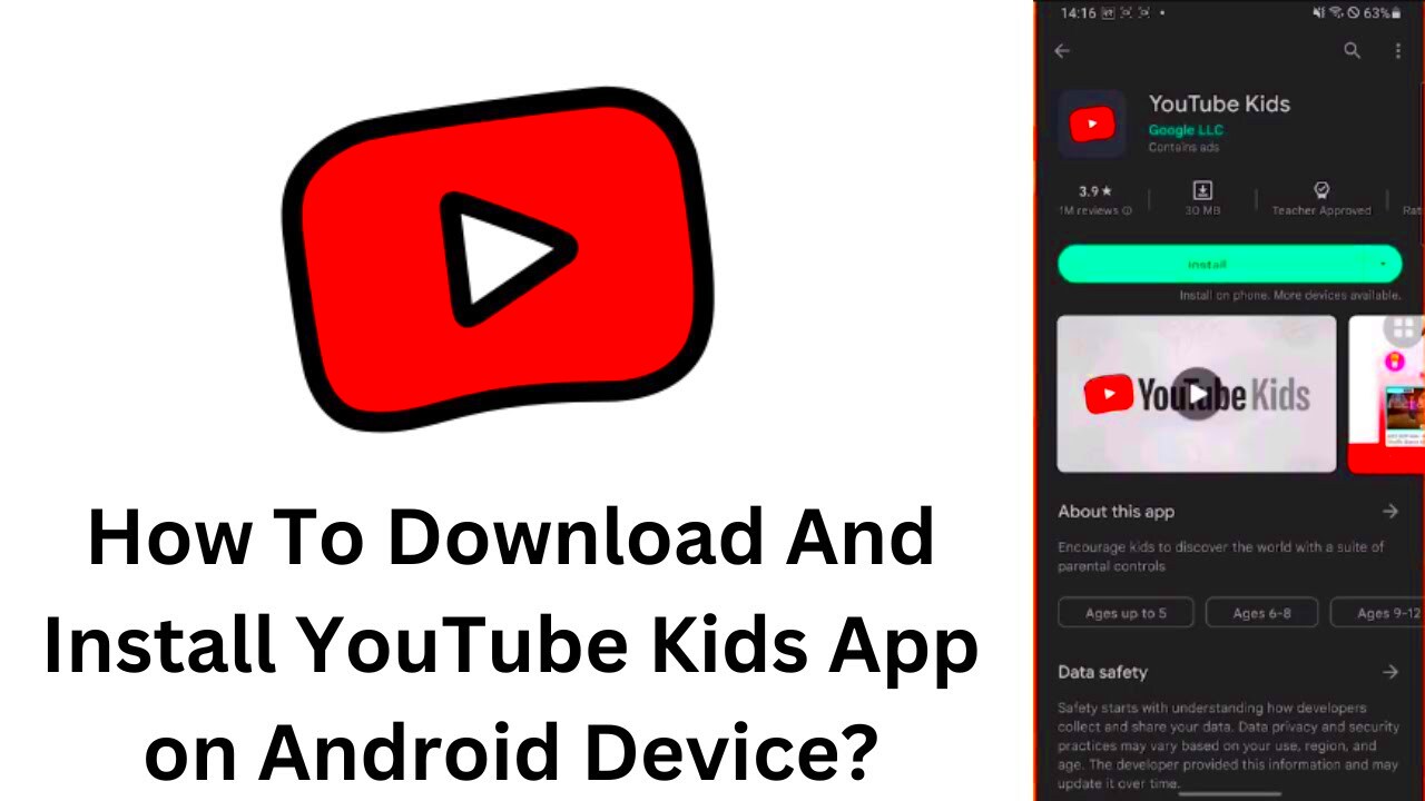 How To Download And Install YouTube Kids on Android Device Find All 