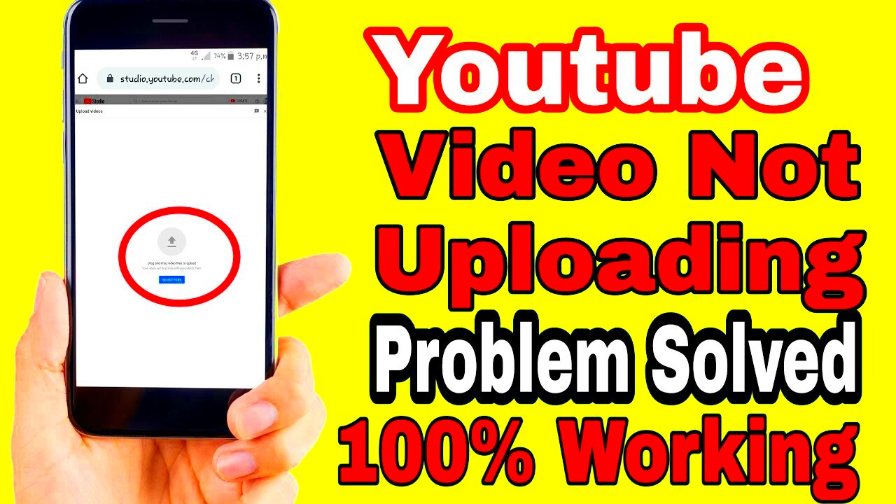 How To Fix Youtube Video Not Uploading Problem Solution  Youtube Video 