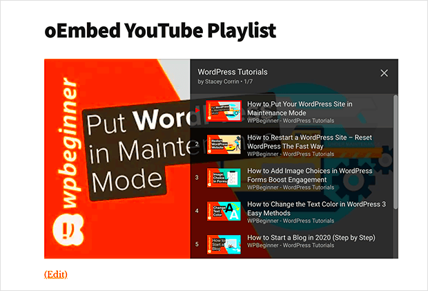 4 Ways to Embed a YouTube Playlist on Your Website 2021