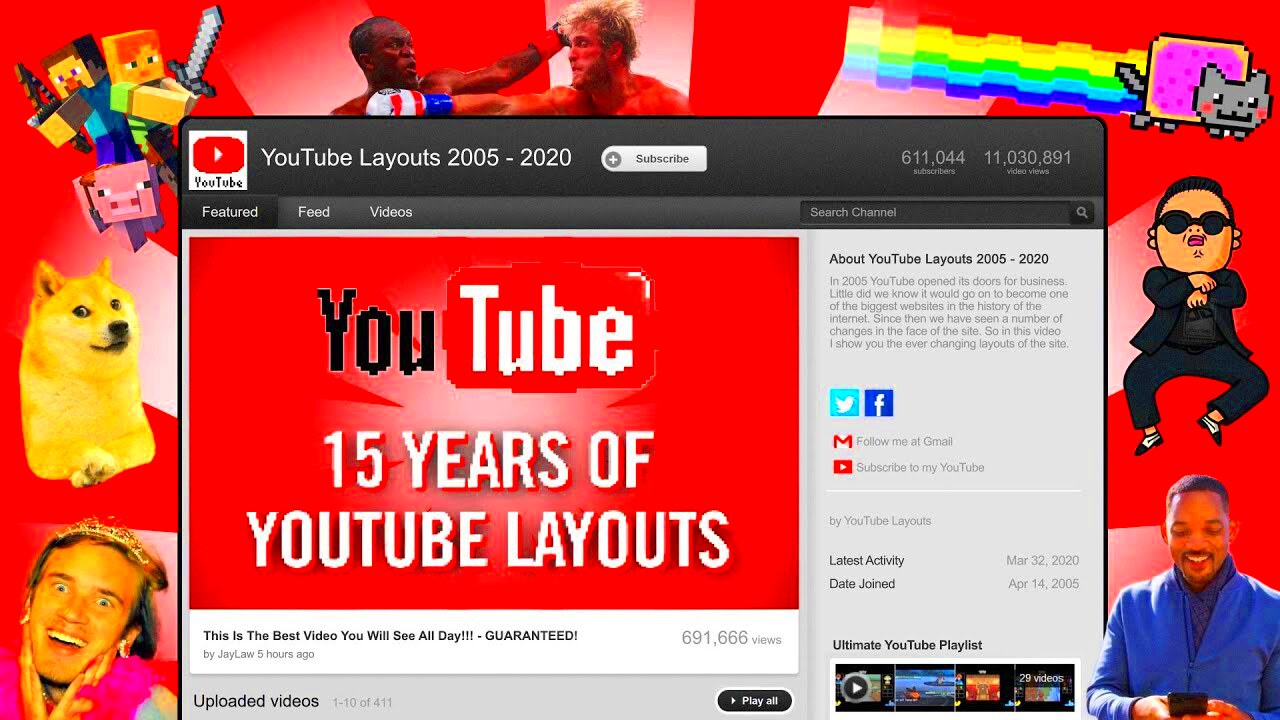 The Evolution of YouTube  A Rewind of Layouts  YouTube