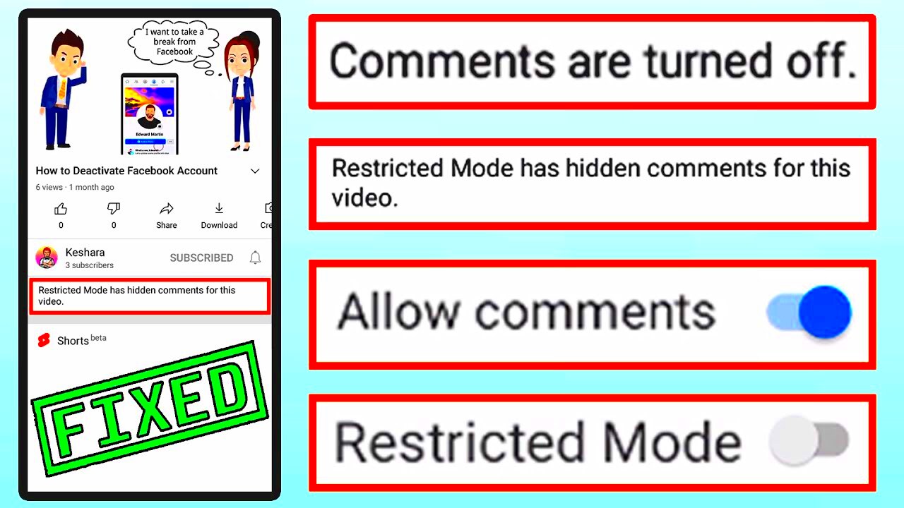 YouTube comments not showing up  YouTube comments disabled 