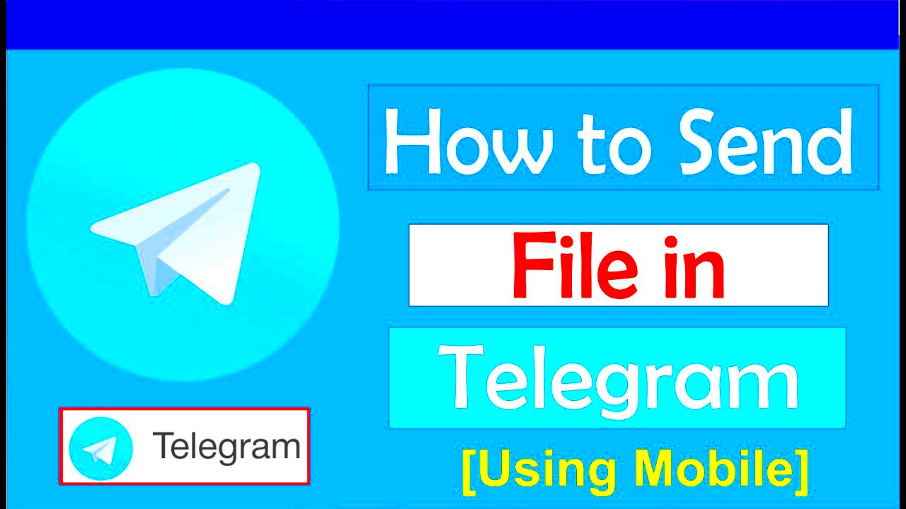 how to send file in telegram  YouTube