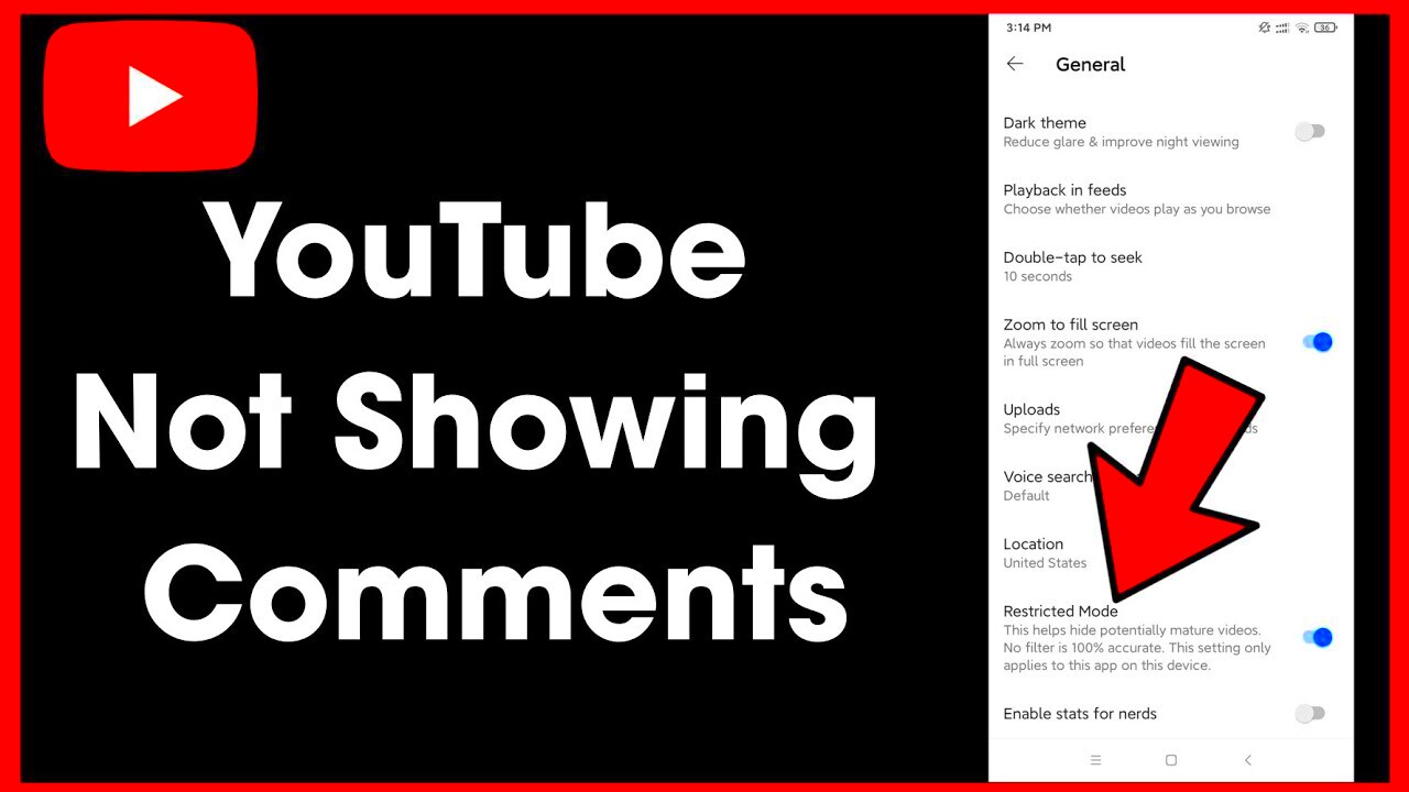 How to fix YouTube Not Showing Comments  Comments Not Showing on 