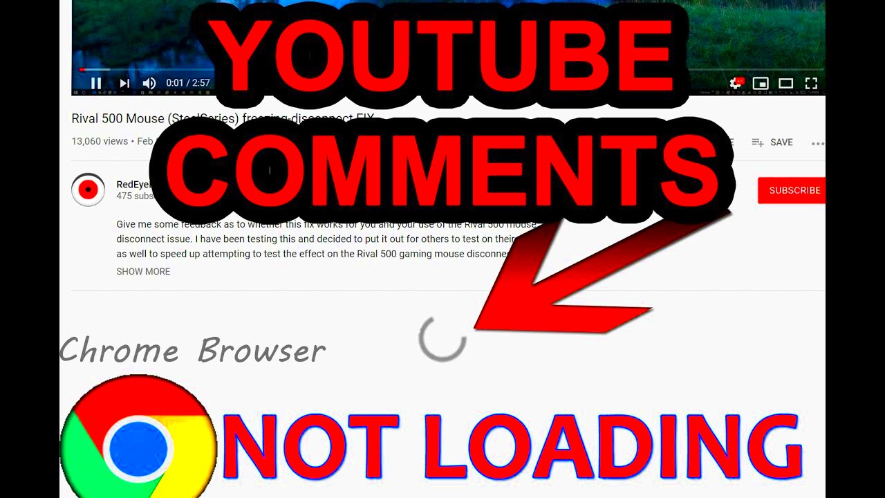 YouTube comments wont load  Lets try to FIX IT  YouTube