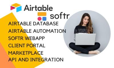 I Will Set Up Airtable Automation, Softr Airtable, Softr WebApp, and Airtable Database