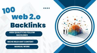 I will provide 60+ High DA PA qualitiful Web 2.0 Backlinks for your website for