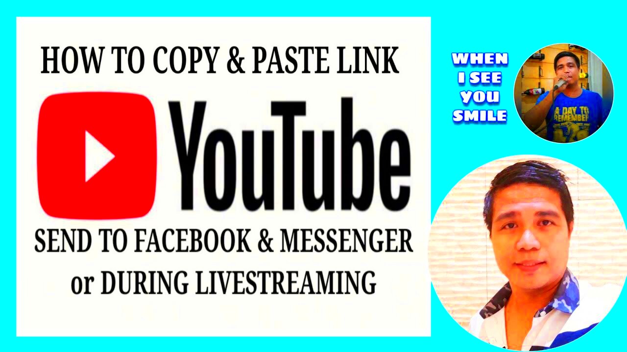 HOW TO COPY AND PASTE LINK FROM YOUTUBE  EASY TUTORIAL  Rowel Video 