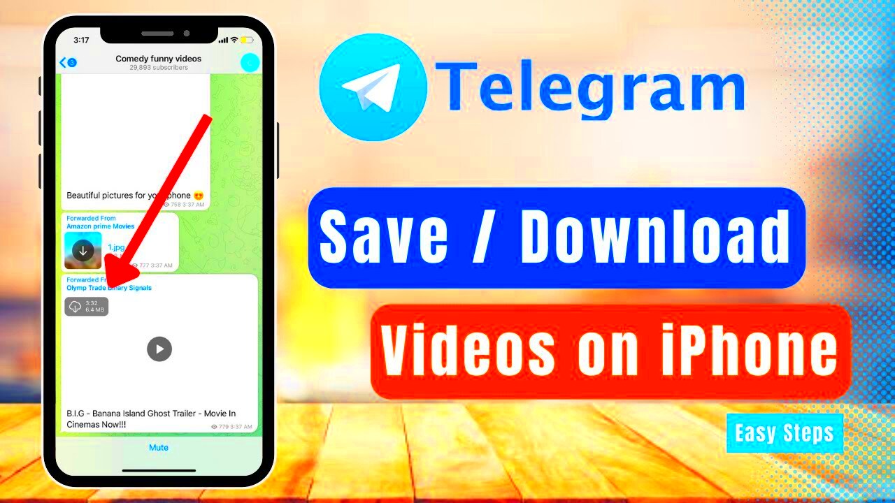 How to Save Telegram Videos on iPhone   YouTube