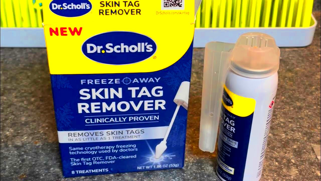 Dr Scholls Skin Tag Remover  Application and After 7 day Results 