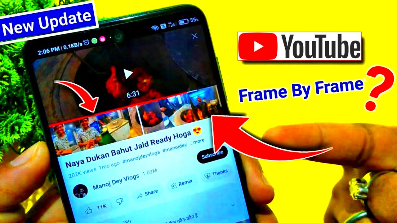 How to skip youtube video frame by frame  Youtube skip video  Youtube 