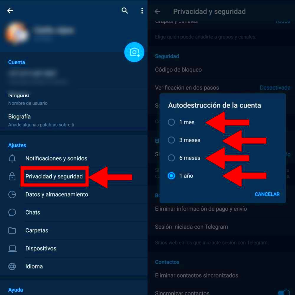  Cmo eliminar una cuenta de Telegram paso a paso  Curso  Crehana