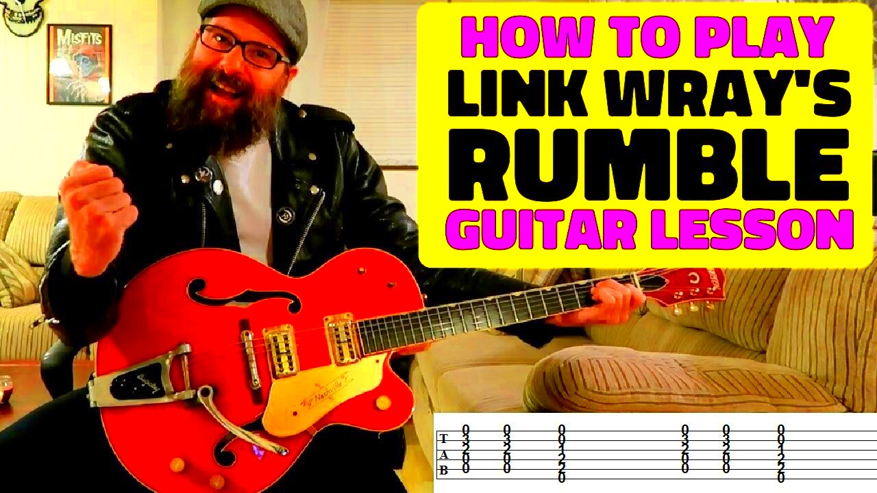 How to play Rumble by Link Wray  Guitar Lesson wtabs  YouTube