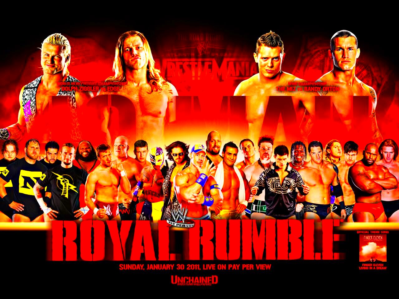 WWE Royal Rumble 2011 Full Match Video  ReVideOn