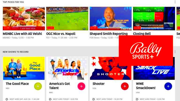 Can You Get Bally Sports Plus With YouTube TV