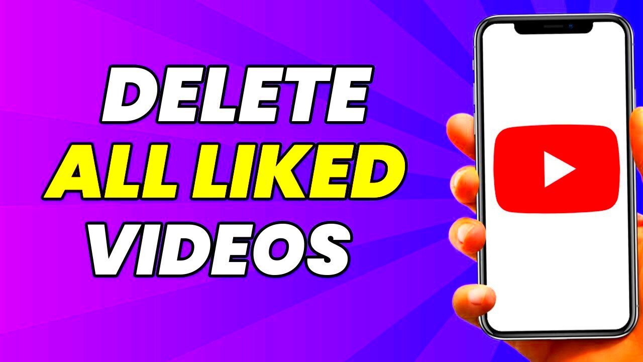 How to Delete All Liked Videos on YouTube at Once  Step by Step 2023 