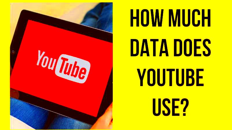 How much Data does youtube use How to track them