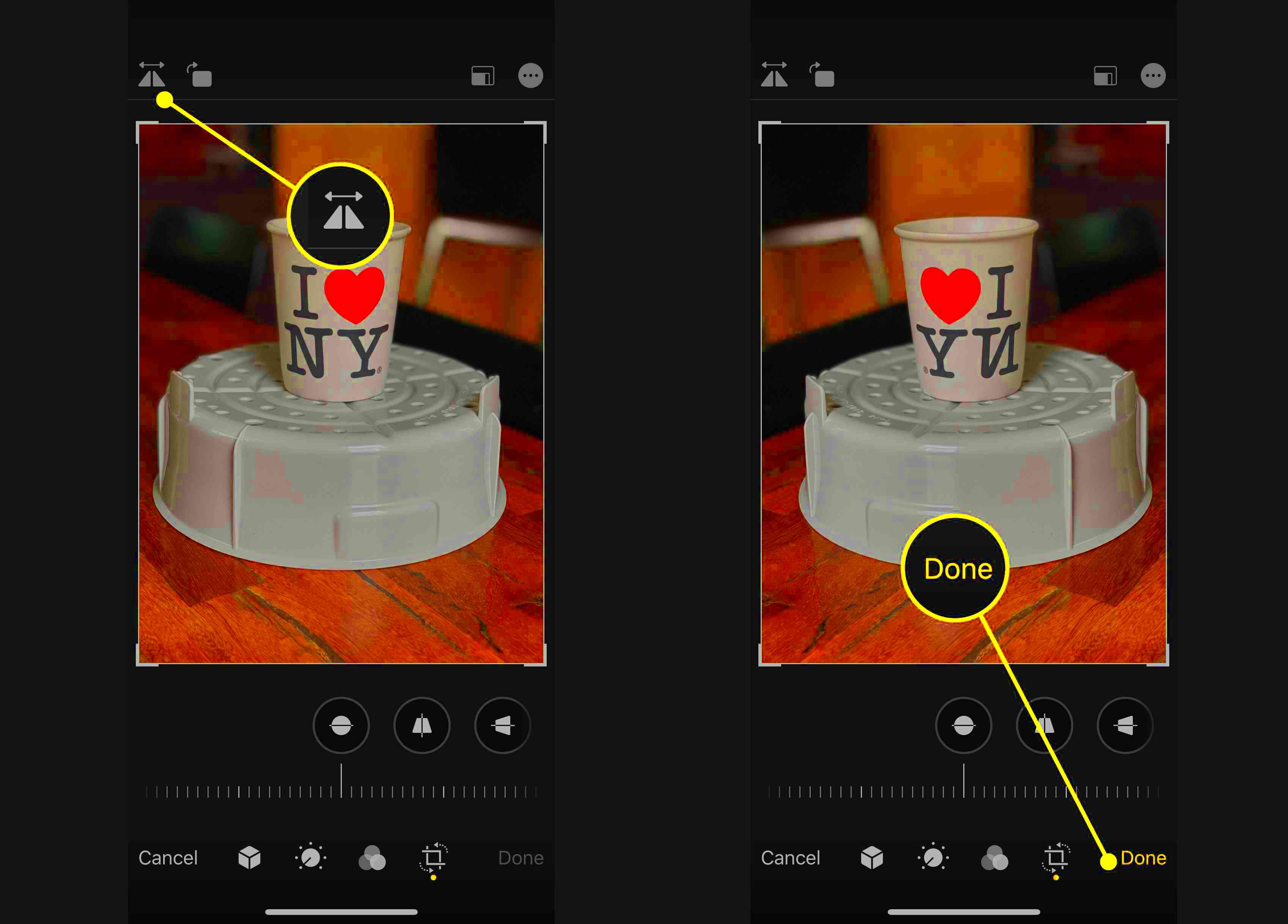 How to Mirror or Flip an Image on iPhone