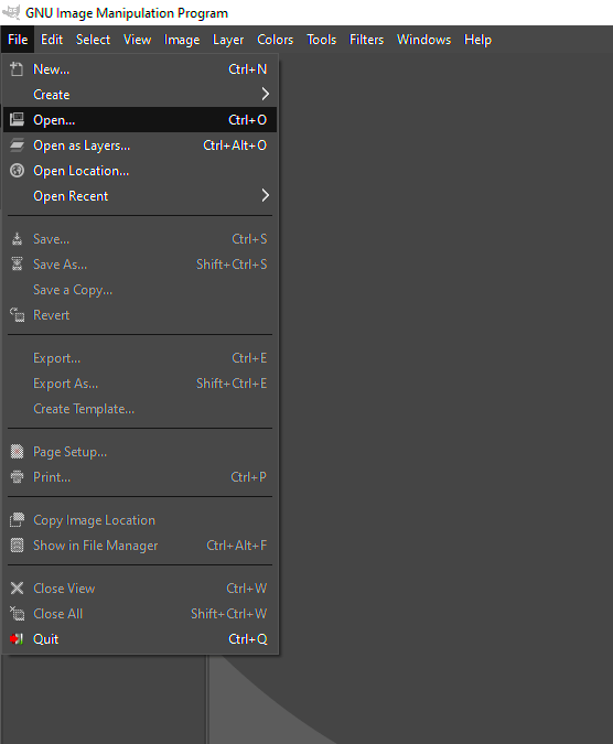 GIMP move selection  How we can perform move selection in GIMP