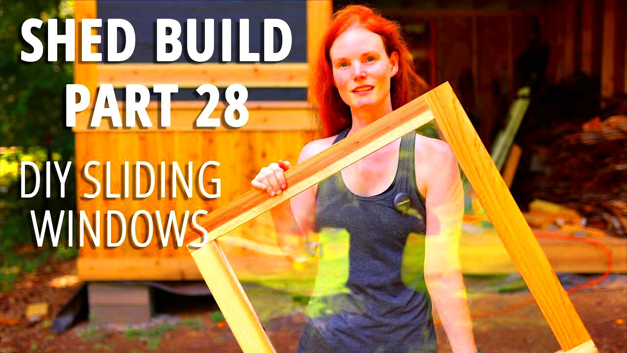 Building Easy DIY Sliding Windows with a Modern Design  YouTube