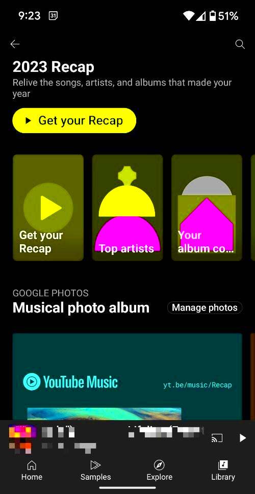 YouTube Music is rolling out its 2023 recap with your personalized 