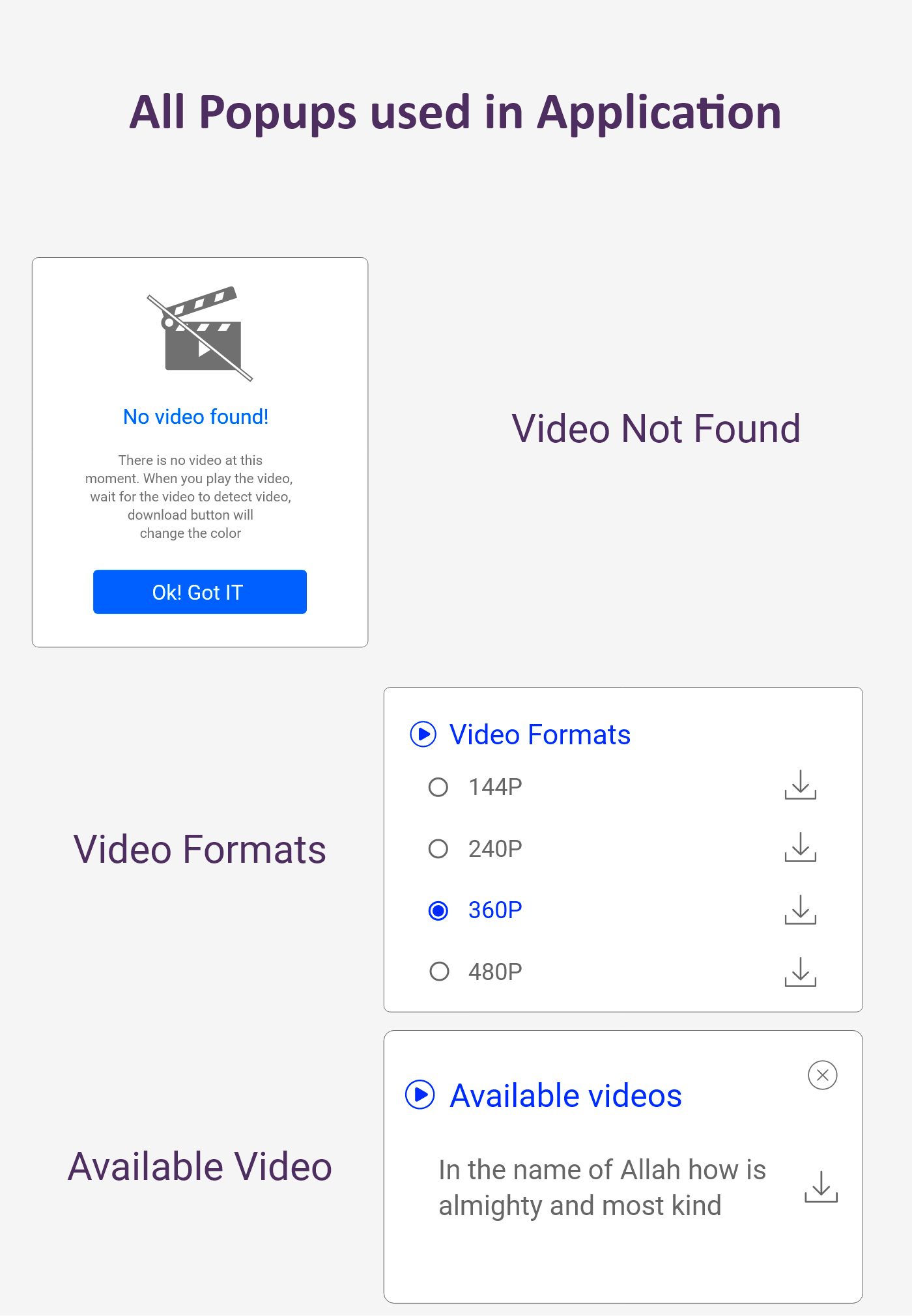 Video Downloader on Behance