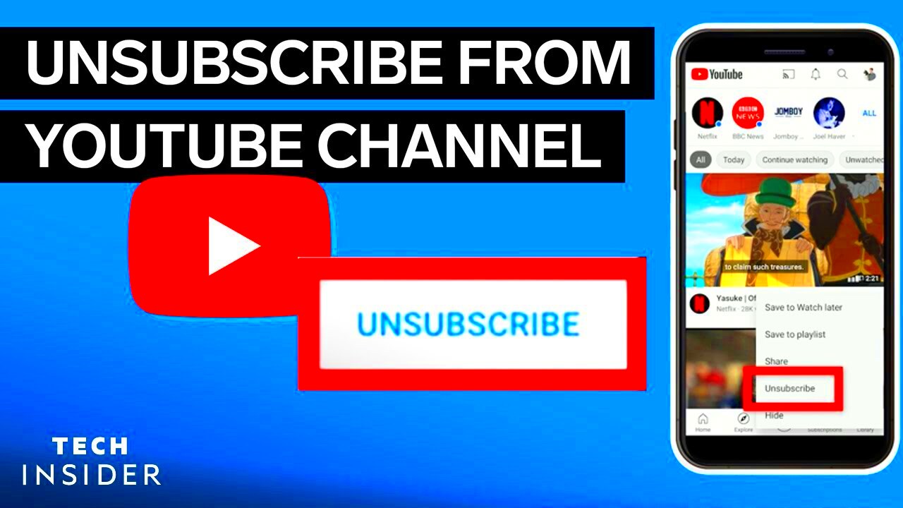 How To Unsubscribe On YouTube  YouTube