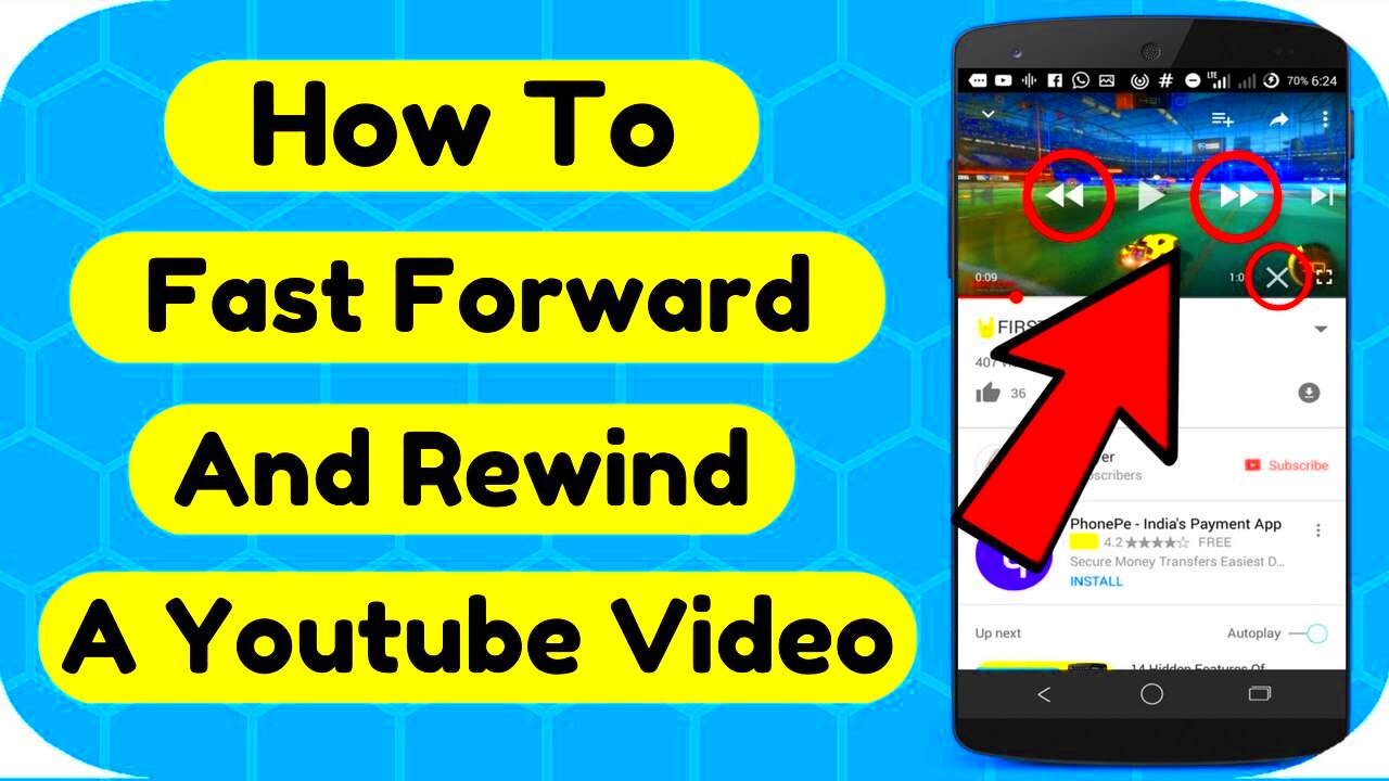 How To Fast Forward  Rewind A YOUTUBE Video  YouTube