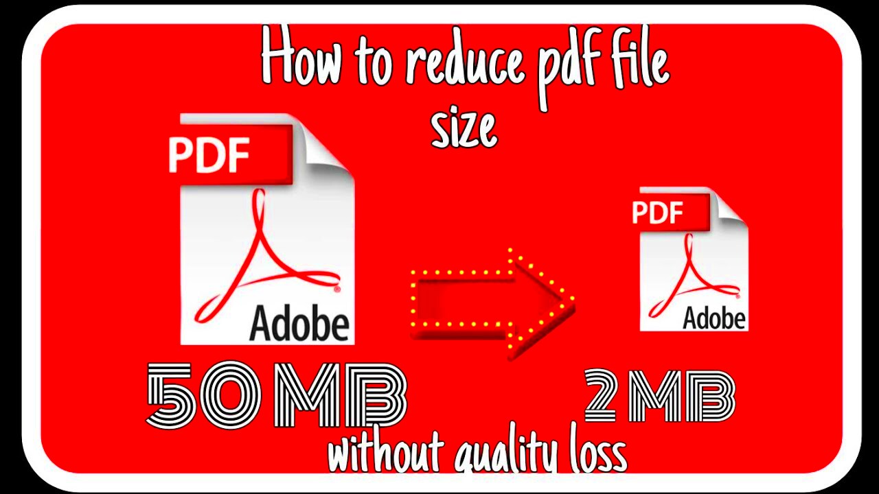 HOW TO RESIZE PDF FILE WITHOUT QUALITY LOSS Quality  pdf file 