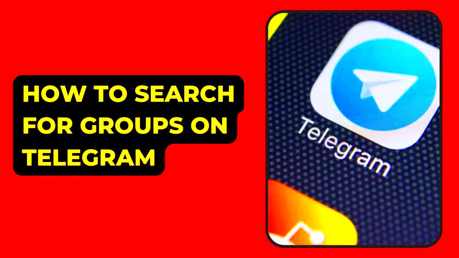 How To Search For Groups On Telegram