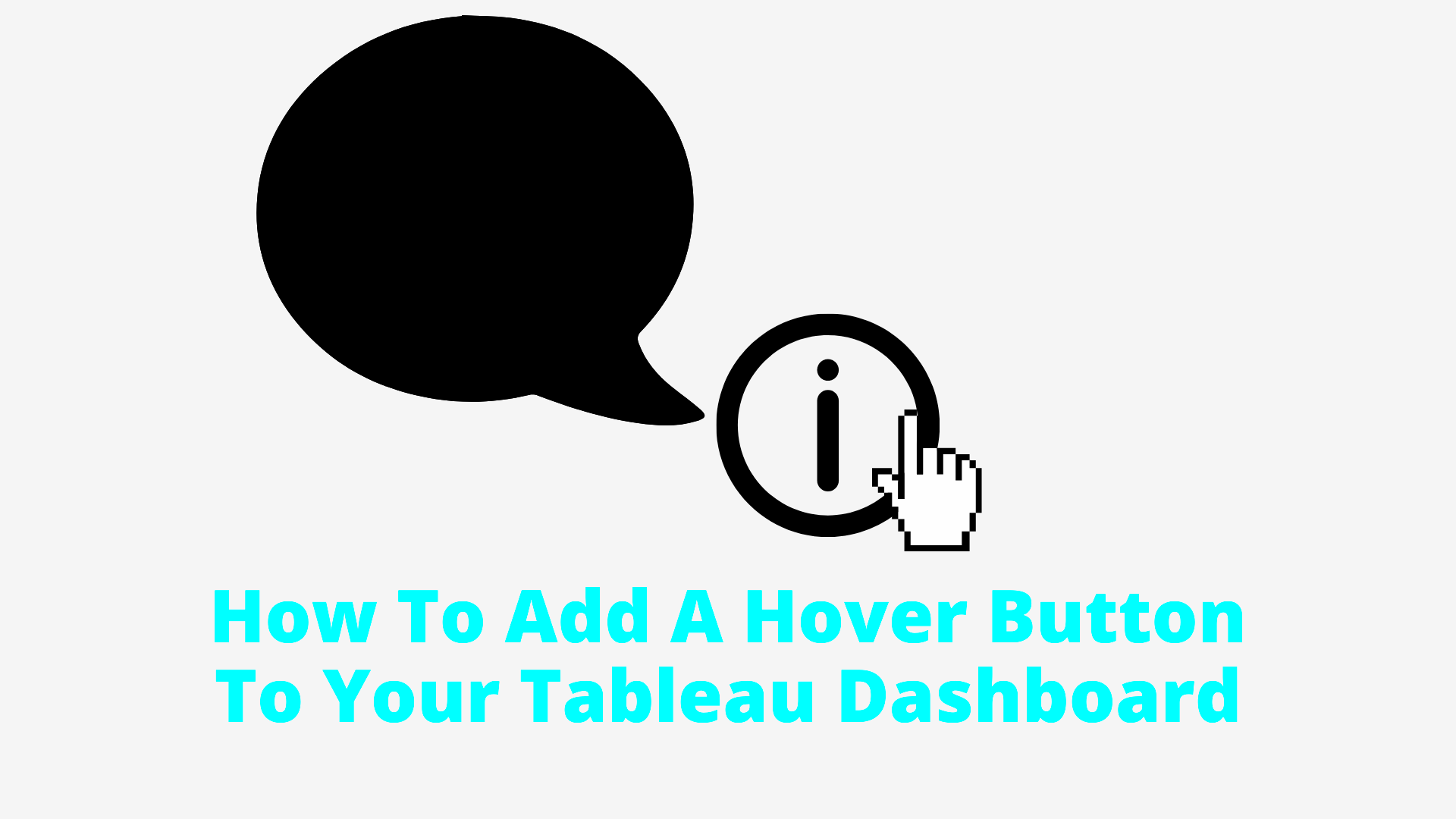 Tableau Tip  How To Add A Hover Button To Your Dashboard  The Data 