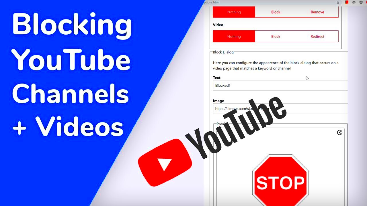 How to Block particular Youtube Channels  Videos from showing in 