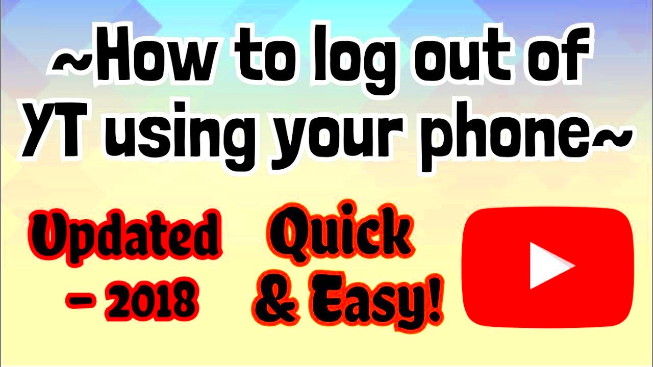 How to log out of your Youtube account on other devices from your 