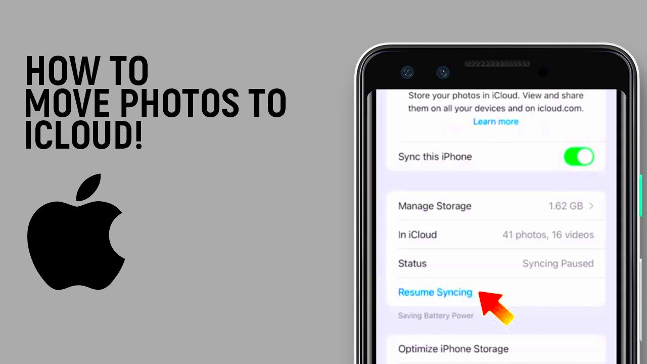 How To Move Photos To iCloud Storage on iPhone easy  YouTube