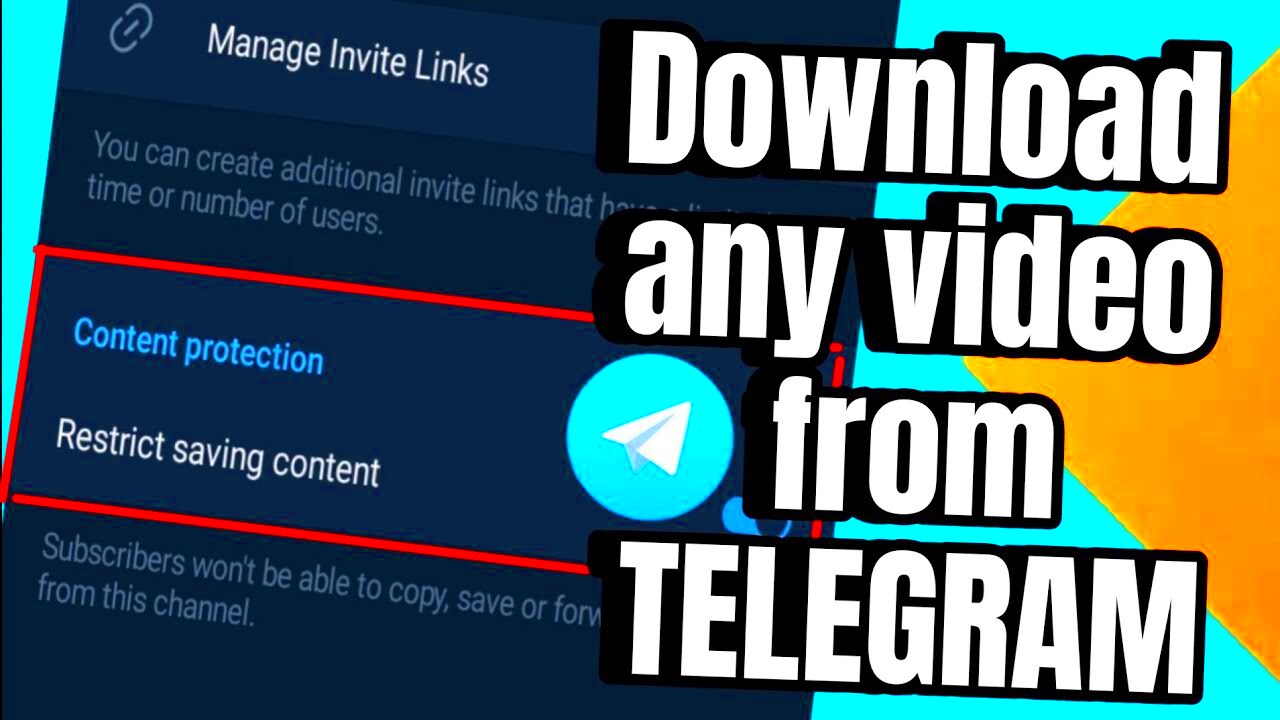 How to download restricted content from telegram  Tutorial  100 