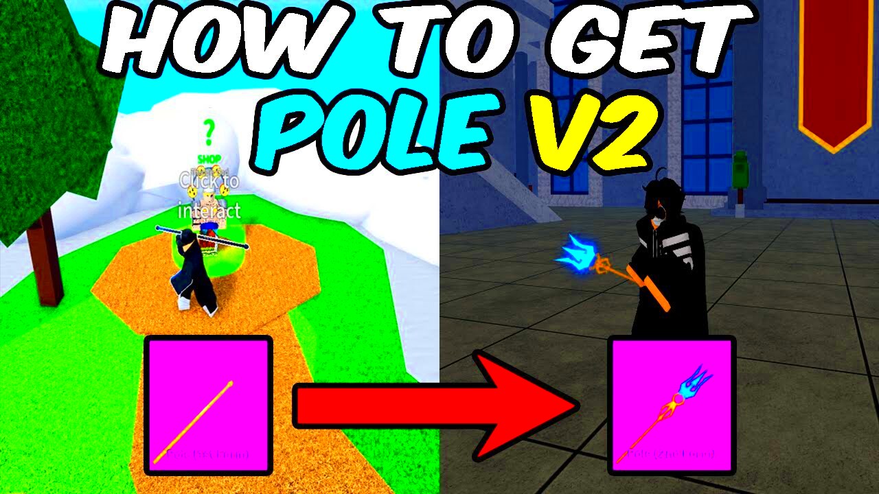 How To Get Pole V2 In Blox Fruits Roblox  Easy And Fast  YouTube