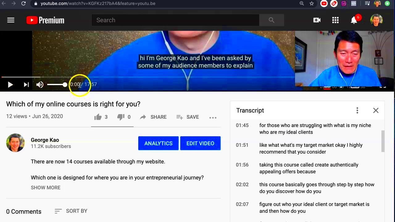 How to find transcript for any Youtube video and quickly jump to any 