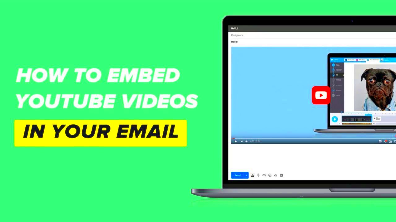 How to Embed YouTube Videos in Your Email  Tutorial  YouTube