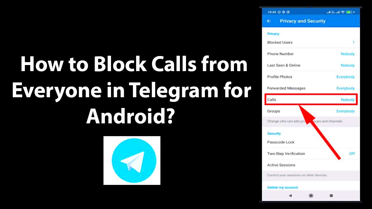 How to Block Calls from Everyone in Telegram for Android  YouTube