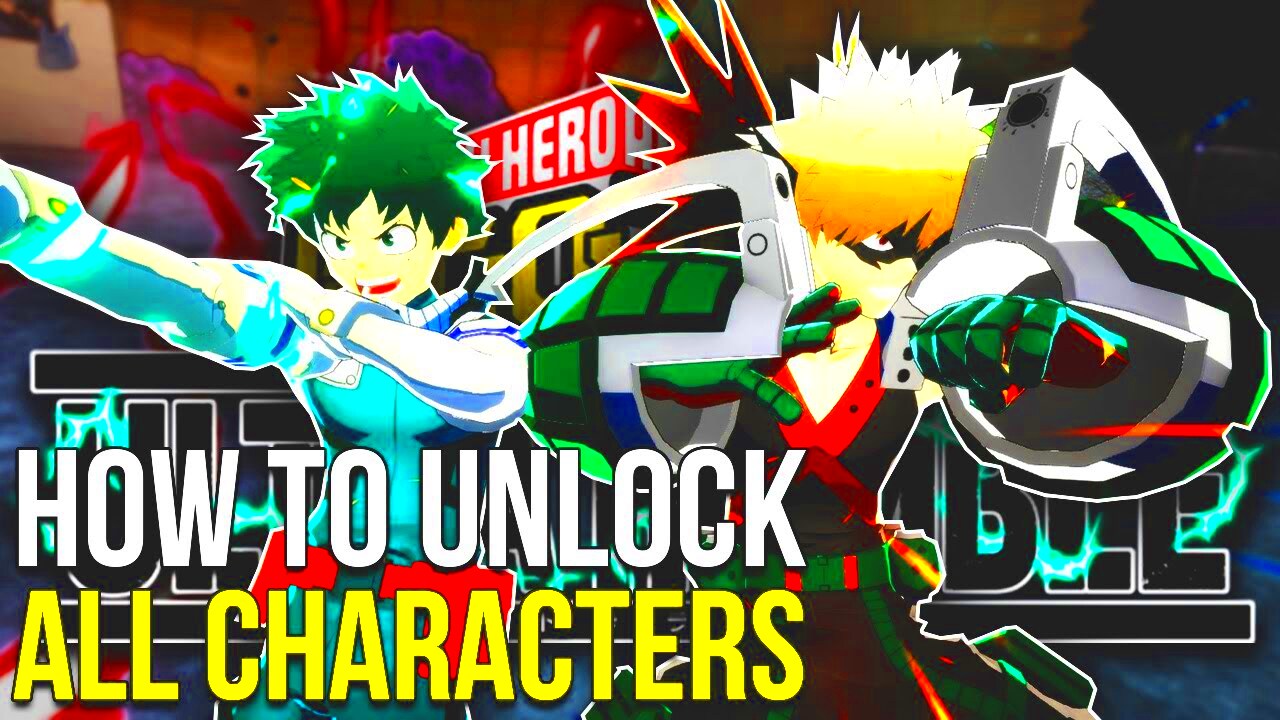 How To Unlock Every Character In My Hero Ultra Rumble  YouTube