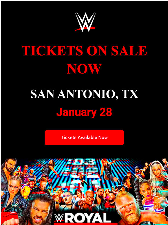 WWE Royal Rumble Tickets are Available Now  Milled