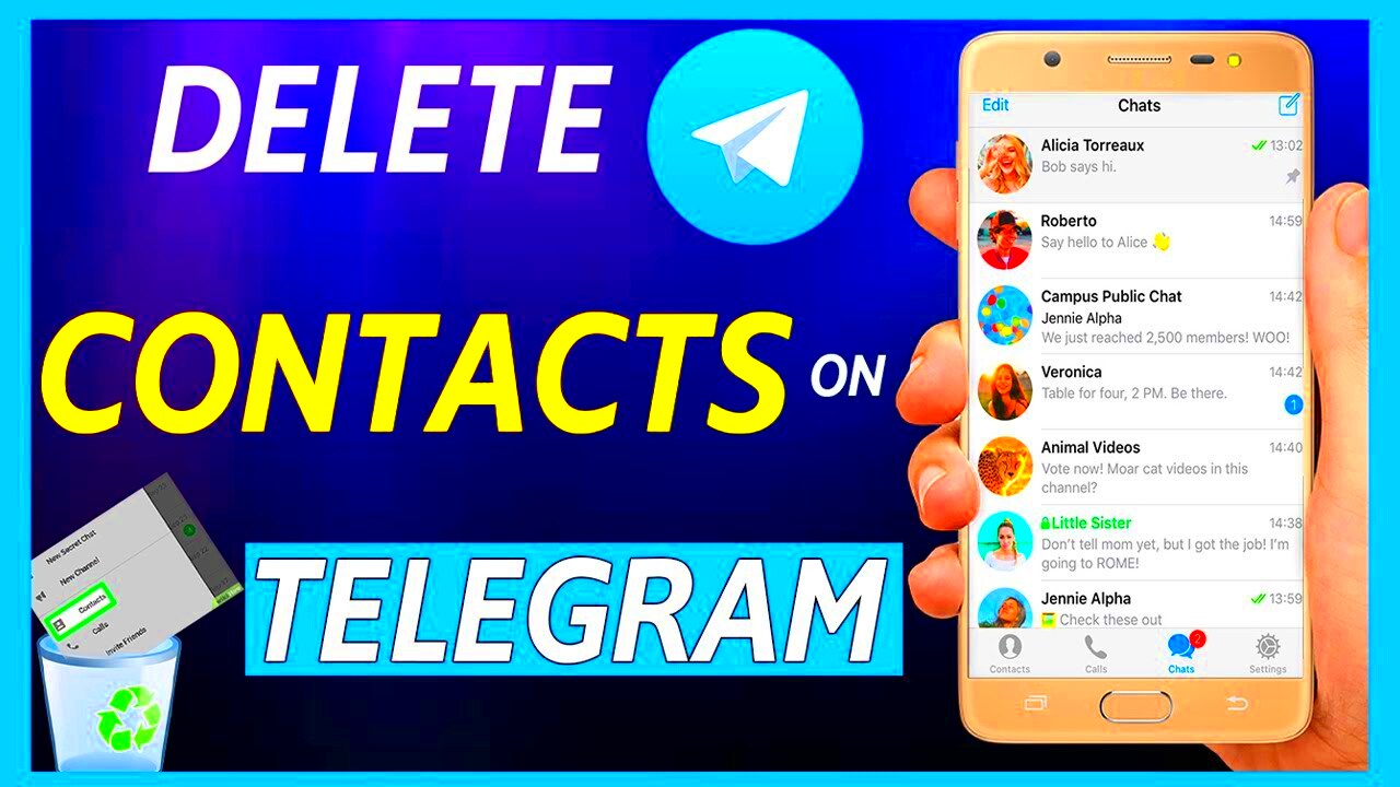 How to Delete Contact on Telegram  Remove Contacts From Telegram 