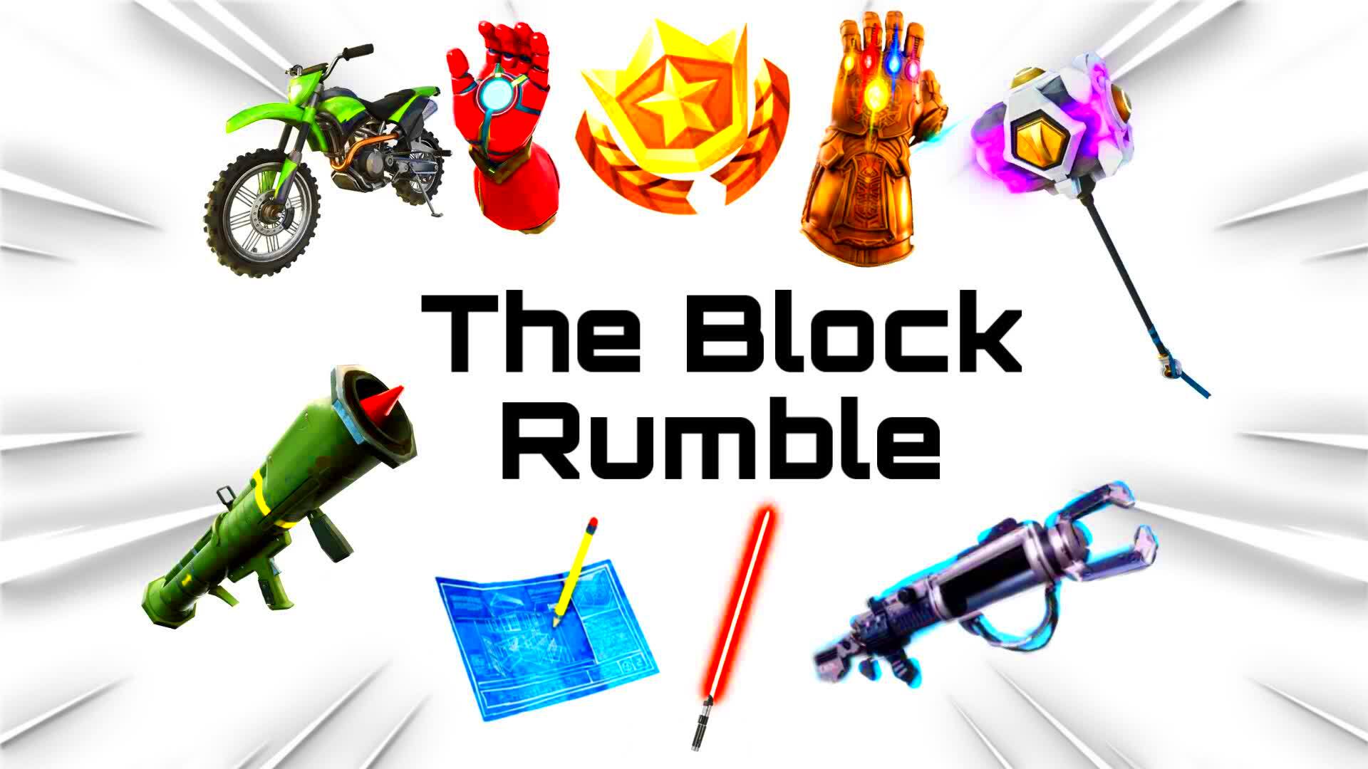 The Block Rumble  All Guns   phacze   Fortnite Creative Map Code