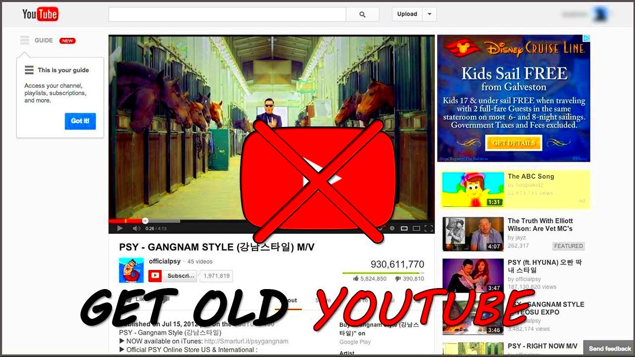 HOW TO GET OLD YOUTUBE LAYOUT BACK  YouTube