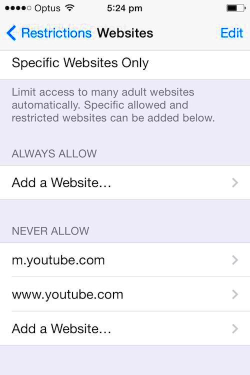 How To Block YouTube on iPad and iPhone