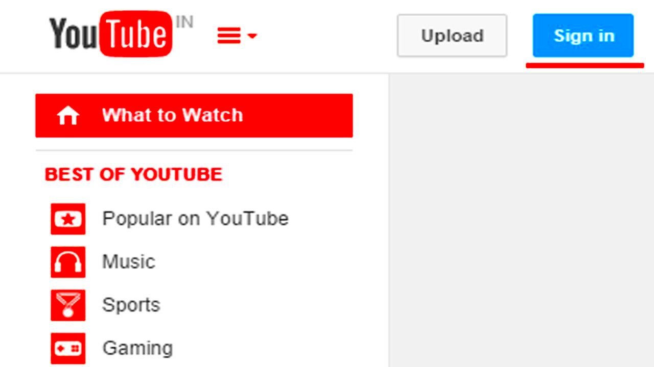 How to sign into your YouTube Account YouTube