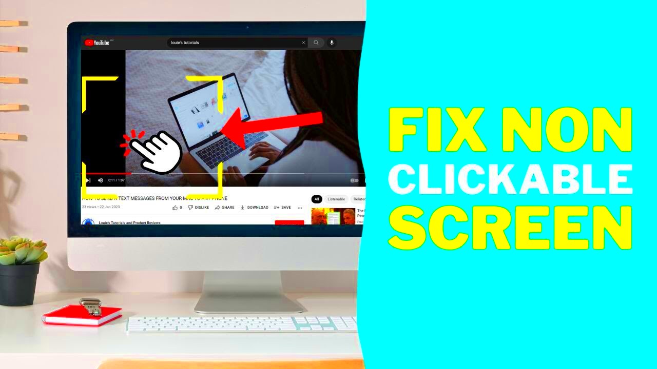 CANT CLICK ON A CERTAIN PART OF YOUR SCREEN  HERES HOW TO EASILY 