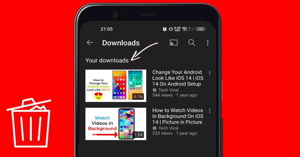 How to Delete Downloaded YouTube Videos on Android