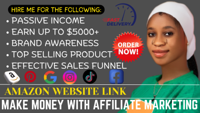 I Will Setup ClickBank Affiliate & Amazon Website Link Promotion