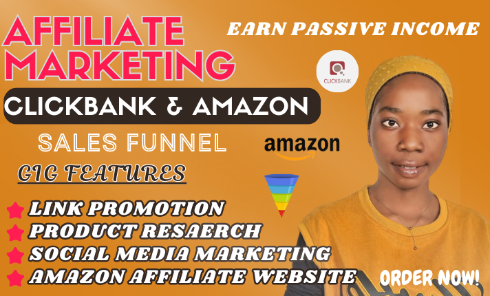 I Will Create an Autopilot ClickBank Affiliate Marketing Sales Funnel and Amazon Affiliate Website