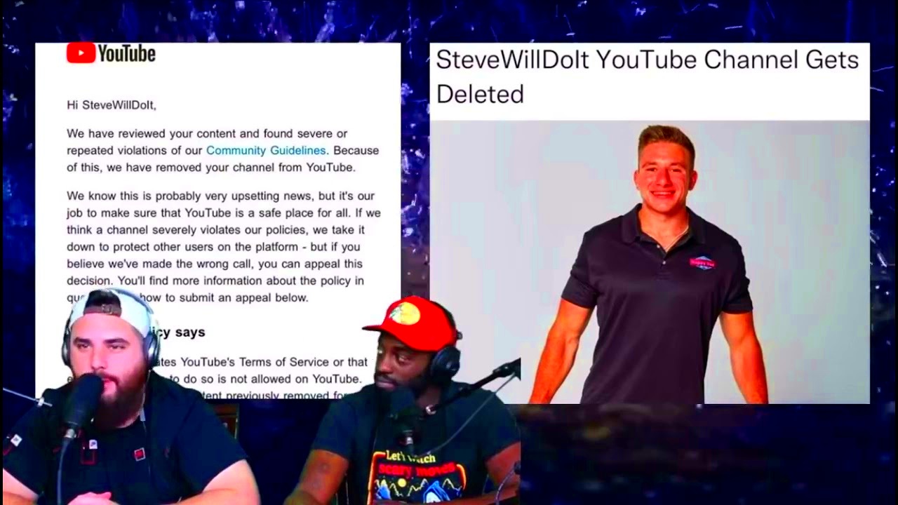 Here Why SteveWilldoit GOT BANNED FROM YOUTUBE   YouTube